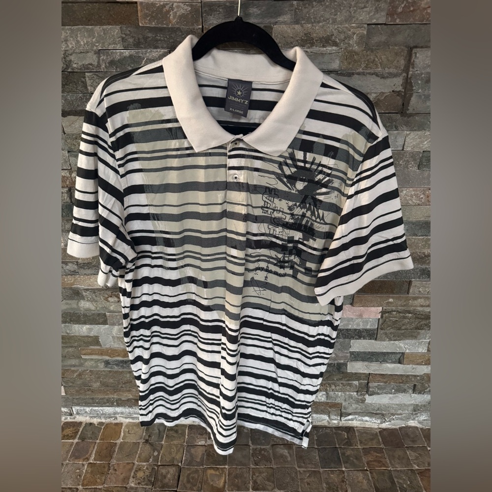 Jimmy'Z Striped Polo Shirt
